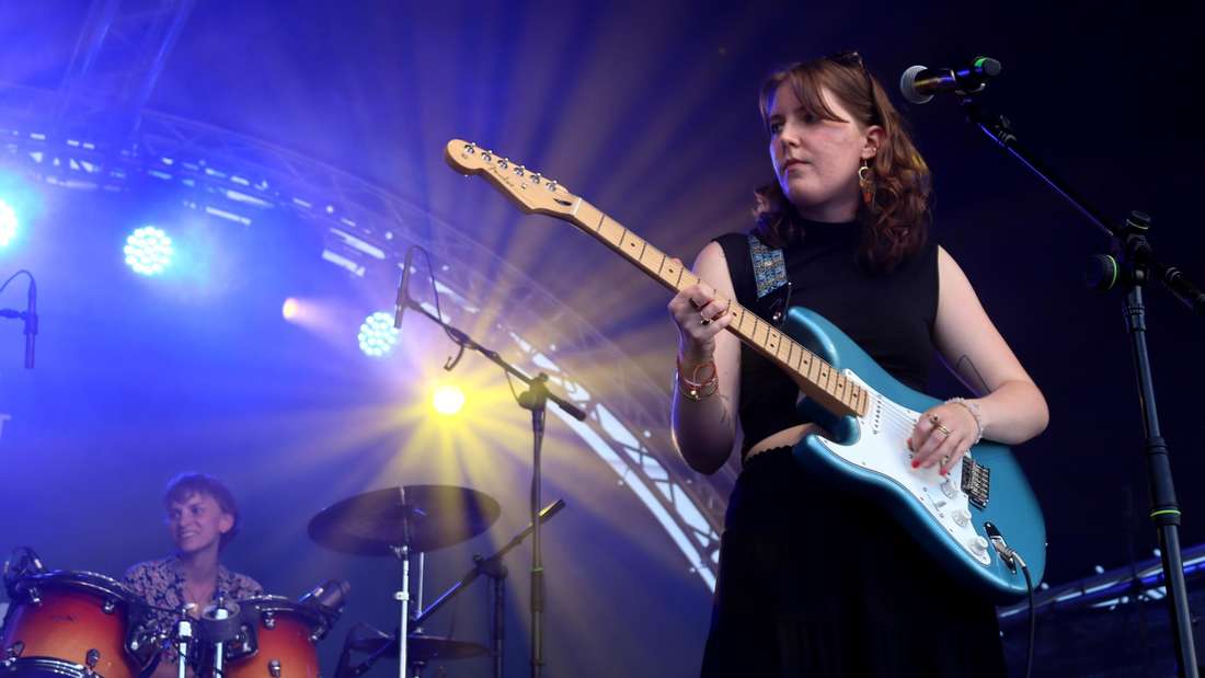 Ungewöhnlicher Drive: Die Band Ostenstraße 4 mit Gitarristin Celine sorgte für Staunen.