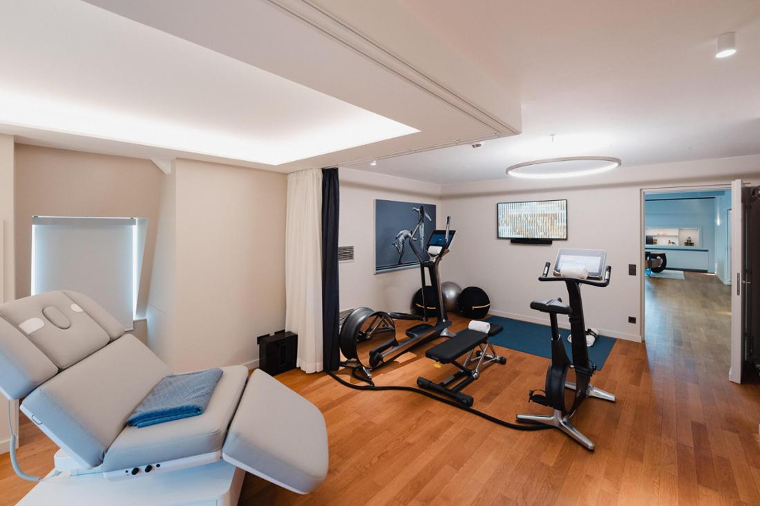 Fitnessstudio, Kempinski Hotel Vier Jahreszeiten und Nymphenburg Porzellan Manufaktur stellen Gästeresidenz vor, Vorstellung Kempisnki Royal Residence Nymphenburg, Schloss Nymphenburg, München, 23. Juni 2025, Foto: Jens Hartmann 