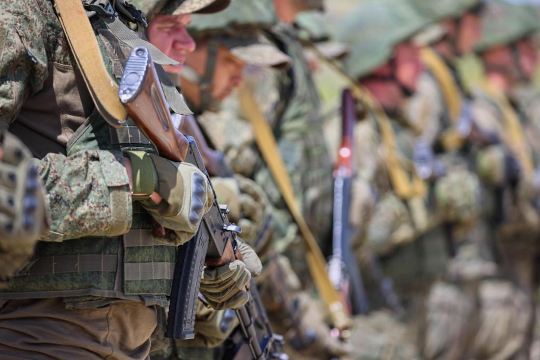 Russische Soldaten in Ausbildung in Luhansk, Juni 2025. (Symbolbild)
