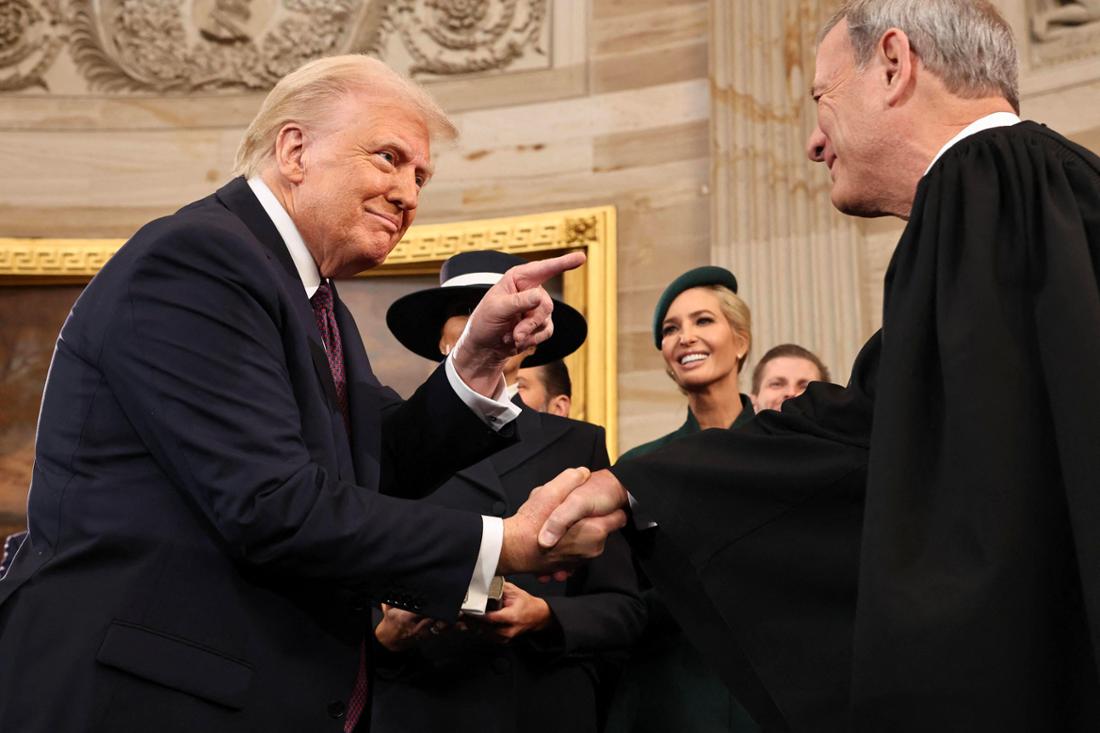 Trump und John Roberts