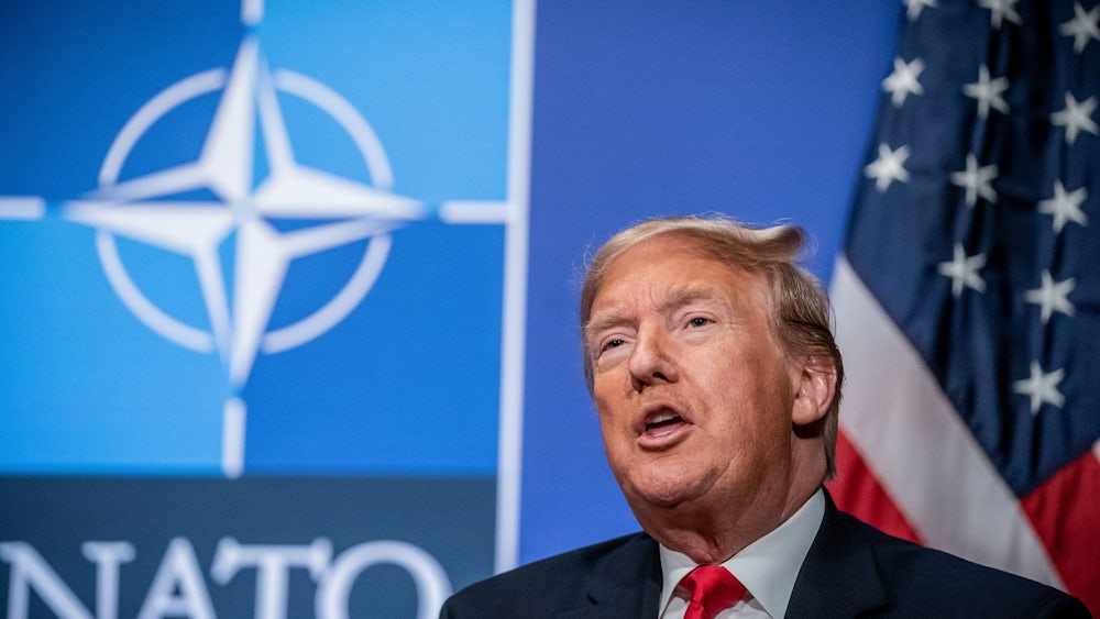 Macht seit Jahren beim Thema Verteidigungsausgaben Druck: US-Präsident Donald Trump. (Archivbild)