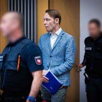 Christian B. am Mittwoch im Landgericht Braunschweig. 
