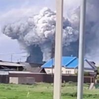 Aftermath of drones attack on Russia's Irkutsk region