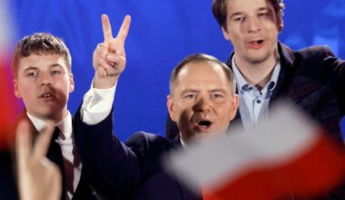 Trzaskowski und Nawrocki fast gleich auf