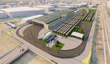 Wo ein Betriebshof für Straßenbahnen gebaut wird
