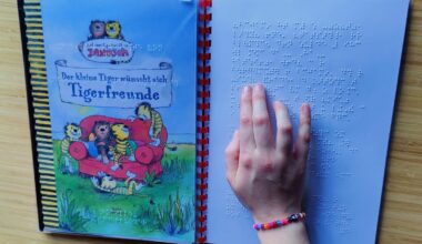 So können blinde Kinder Literatur lesen