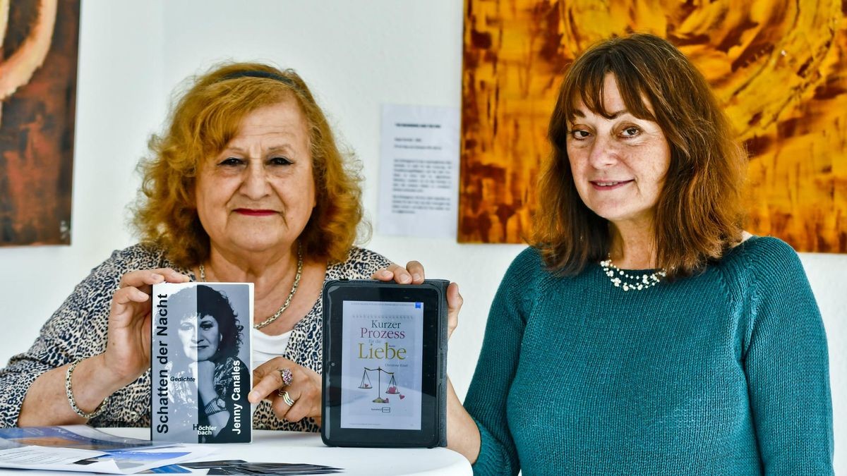 Jenny Canales und Christine Eisel arbeiten schon lange zusammen - so auch bei dieser gemeinsamen Lesung im Jahr 2018.