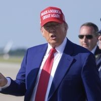 US-Präsident Trump unterwegs