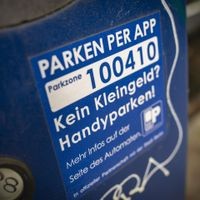 Parkautomat Handyparken