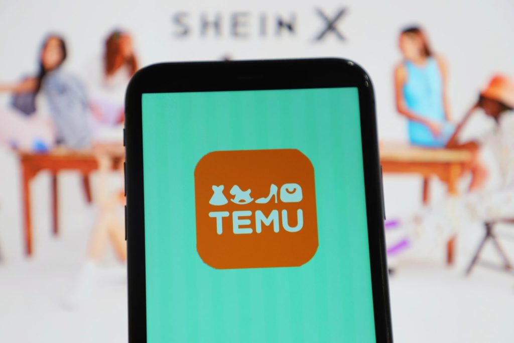 Temu, a cross-border e-commerce platform owned by Pindoduo, sued rival Shein for violating US antitrust laws, Yichang, Hubei Province, China, July 19,2023