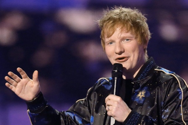 Ed Sheeran, hier bei den  Brit Awards 2022.  | Foto: Joel C Ryan (dpa)