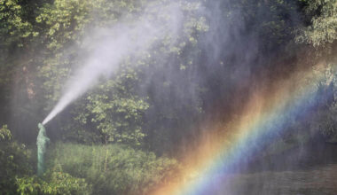 Regenbögen über der Enz: Bronzeskulptur ab sofort wieder in Betrieb - Pforzheim