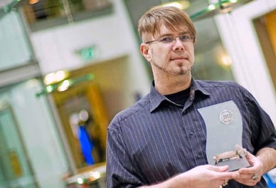 Markus Heitz erhält den Preis Markus Heitz mit der Auszeichnung