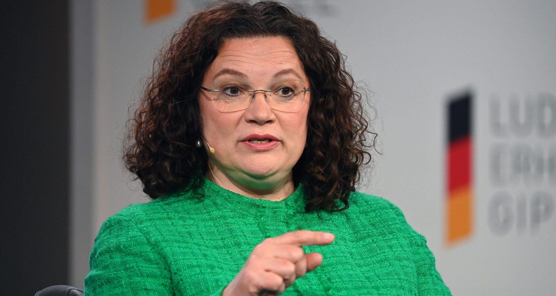 Andrea Nahles war früher einmal Bundesministerin für Arbeit und Soziales.