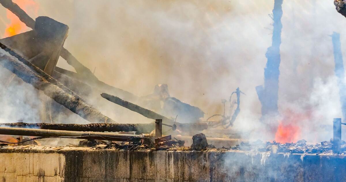 Scheune in Keltern durch Brand vollständig zerstört: Pferde konnten gerettet werden - Region