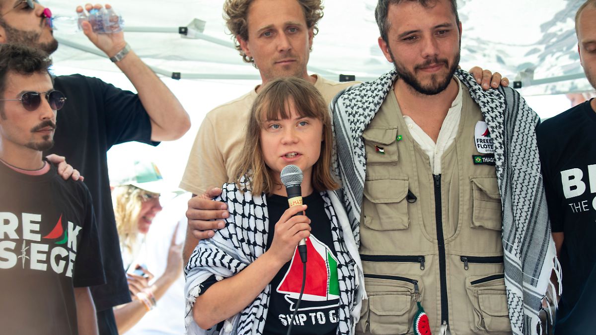 Greta Thunbergs propalästinensisches Protestboot will Israels Blockade "durchbrechen"