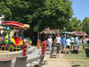 Ein Rummel durfte beim Hechtfest in Teterow nicht fehlen.