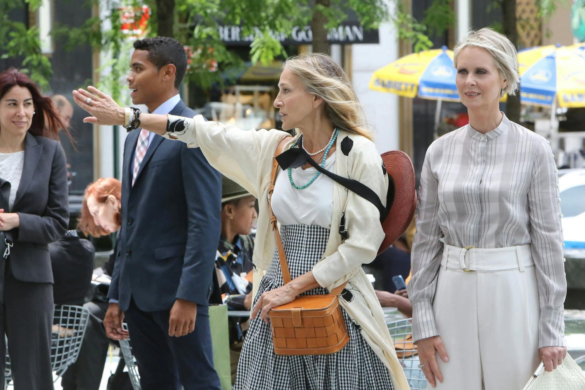 Carrie und Miranda in New York.