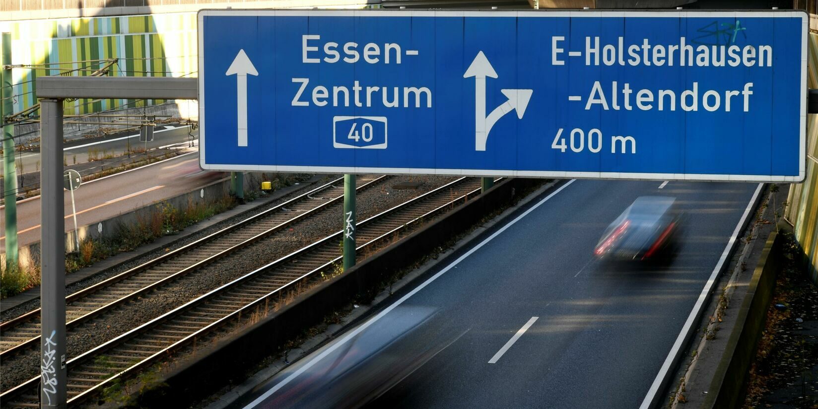 A40 ab heute Abend in einer Richtung voll gesperrt