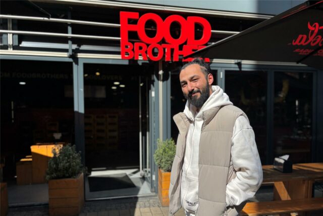 Der Geschäftsführer Hakan Aslan wollte Food Brother an der Brückstraße retten.