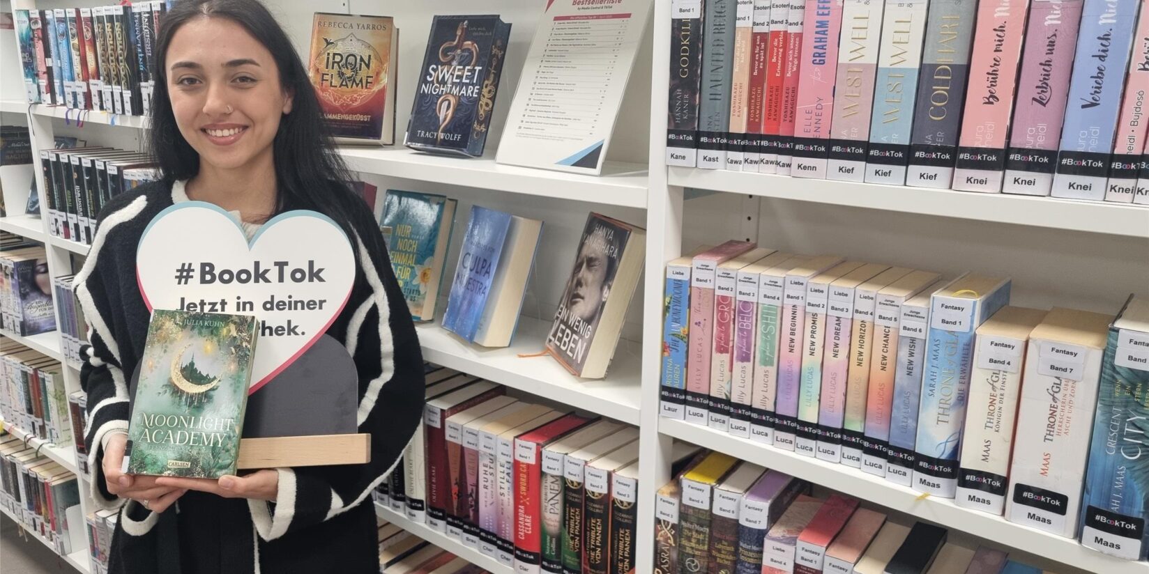 Kritik an BookTok-Trend in der Stadtbibliothek