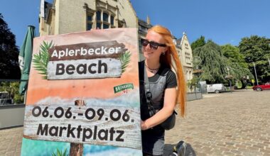 Aplerbecker Marktplatz wird zum Strand