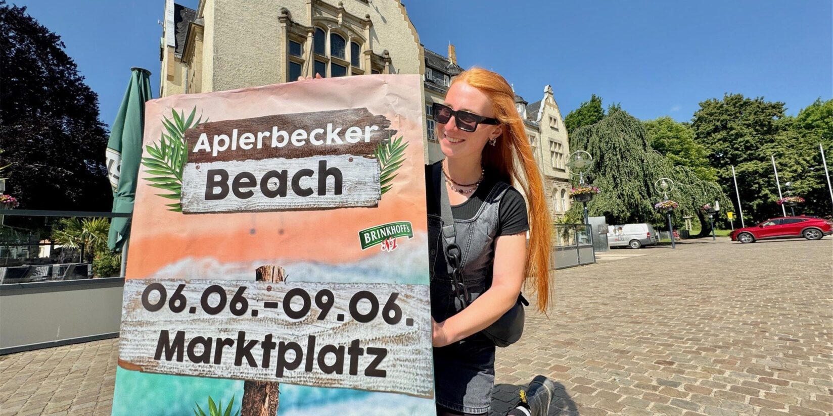 Aplerbecker Marktplatz wird zum Strand