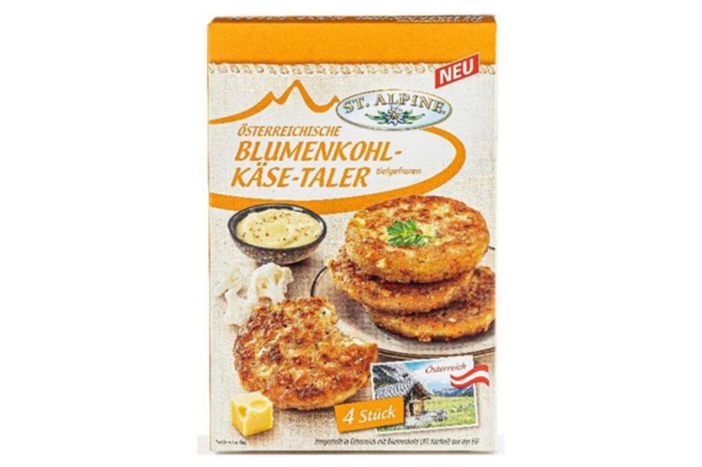 Produktabbildung Blumenkohl Käse Taler von Norma