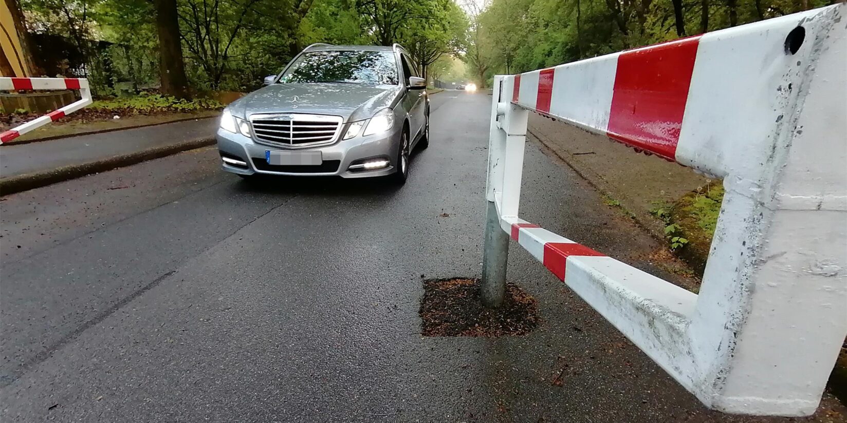 Straße ab heute halbseitig gesperrt