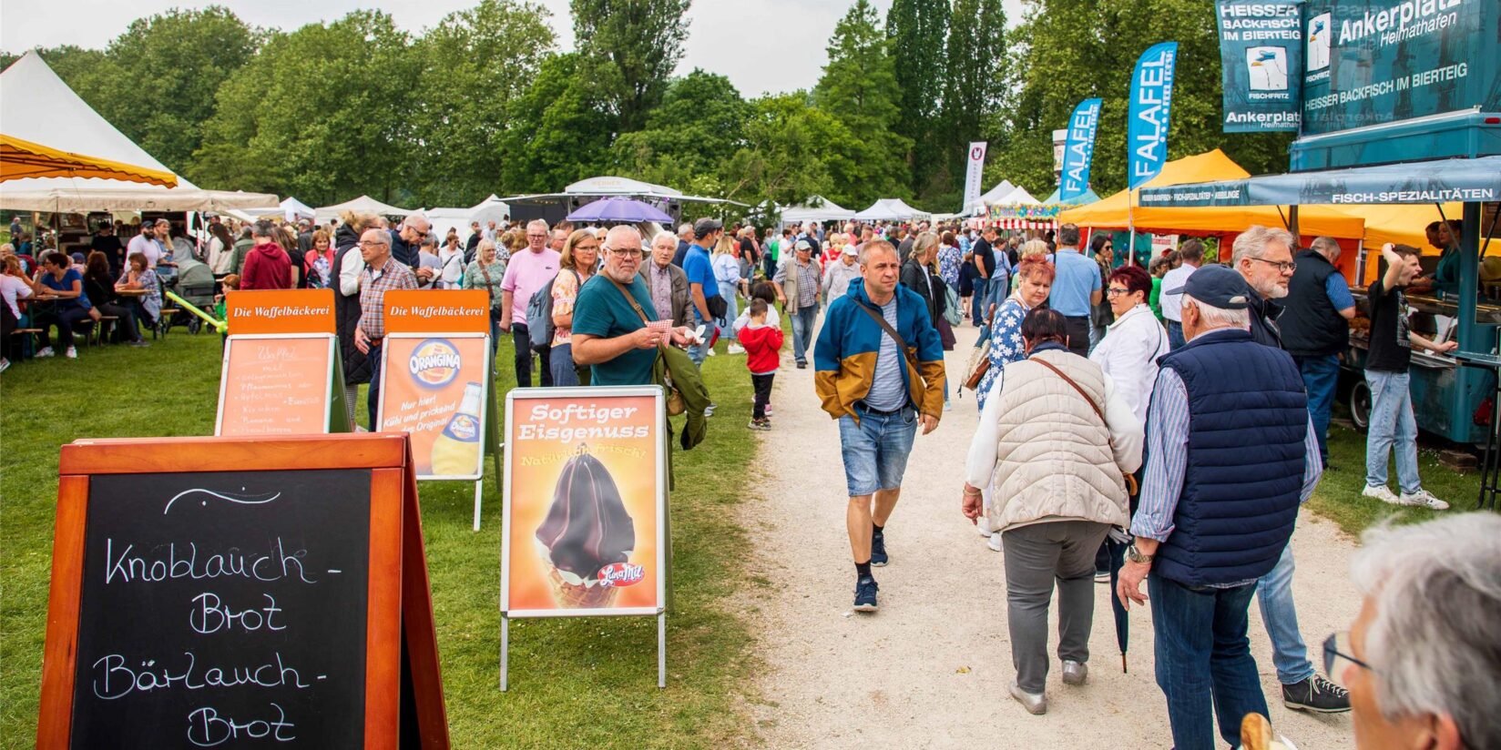 Wir berichten live aus dem Schlosspark