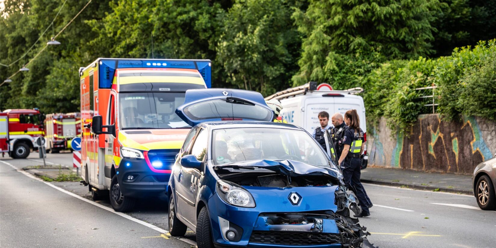 Dortmunder Straße war fast zwei Stunden gesperrt