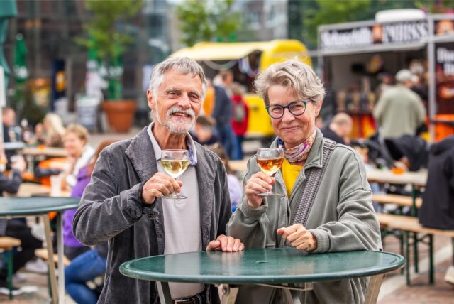 Am Pfingstmontag ließen Regen und Wind nach – und die Besucher genossen das Streetfood-Festival.