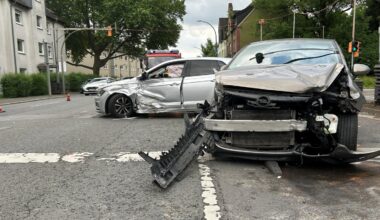 Flucht zu Fuß über A40 – Hubschrauber in der Luft