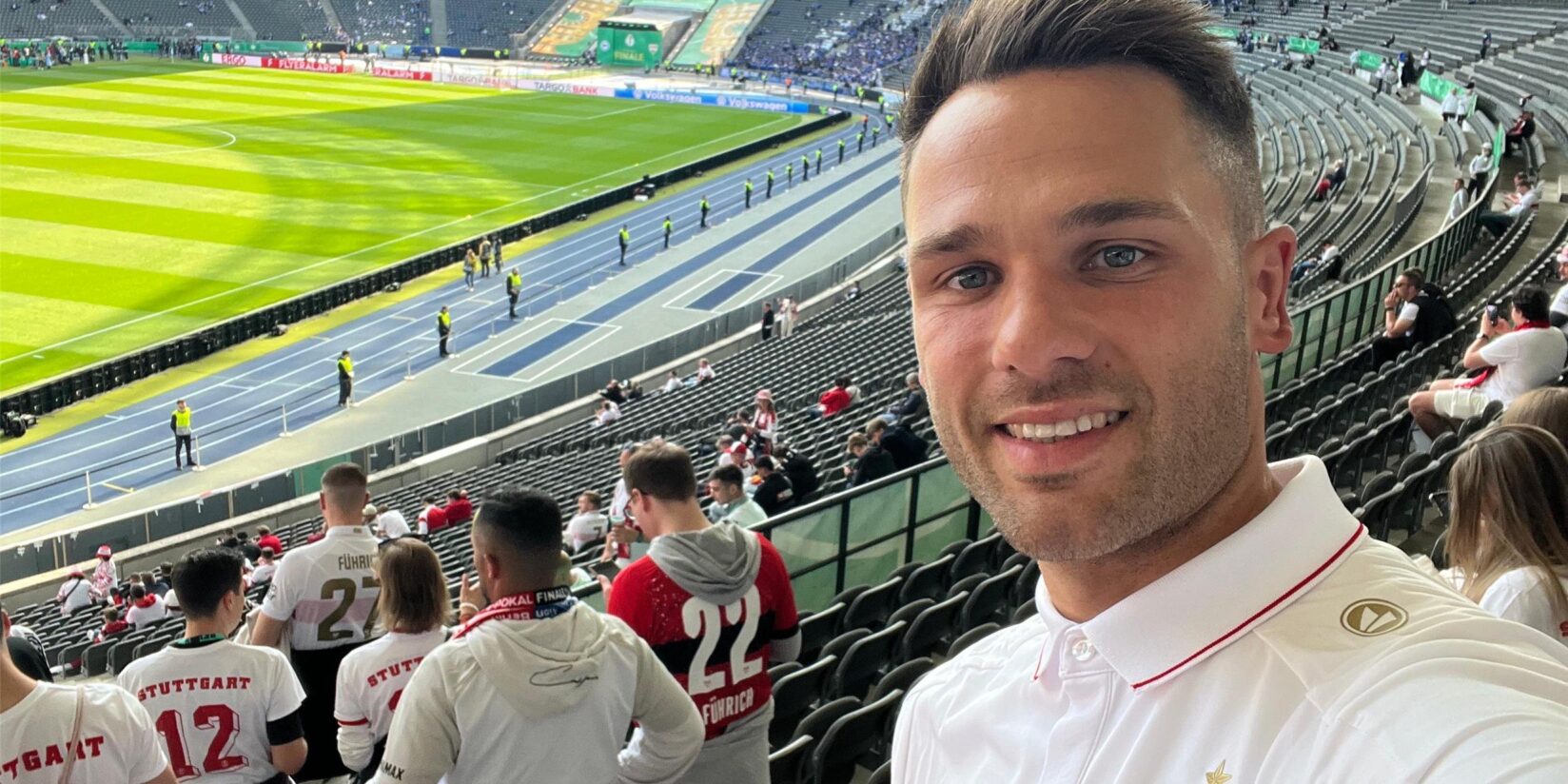 Kerim König feuerte Chris Führich in Berlin an