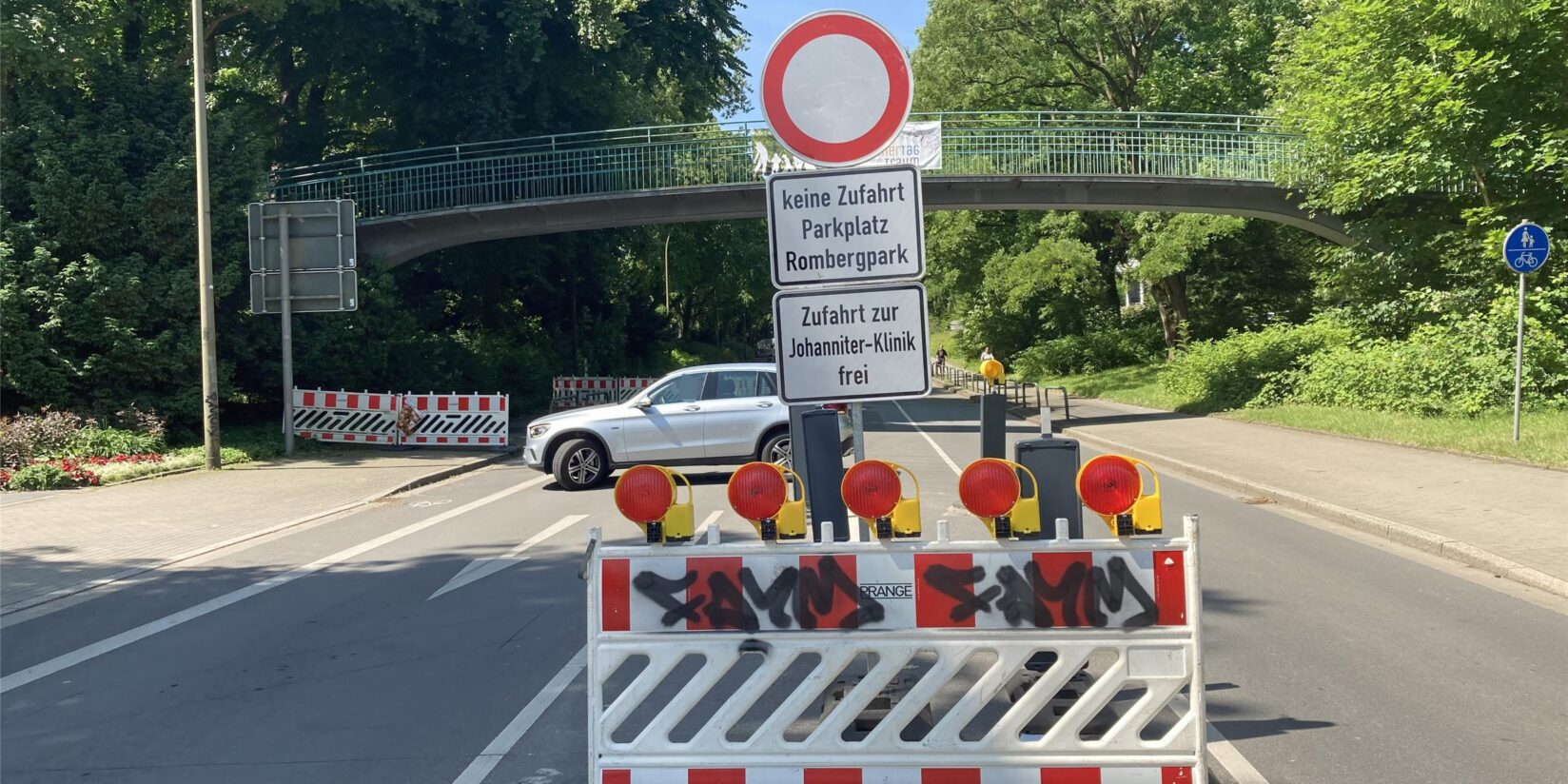 Parkplatz am Rombergpark ist weiterhin gesperrt