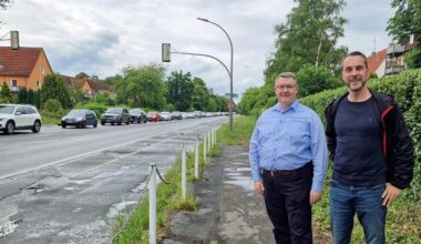 Grünstreifen an Zillestraße soll Autos und Radler trennen: Straße soll sicherer werden