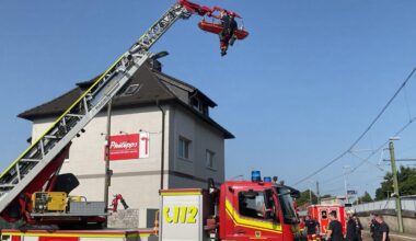 Feuerwehreinsatz am Wickeder Hellweg: Mann von Dach gerettet