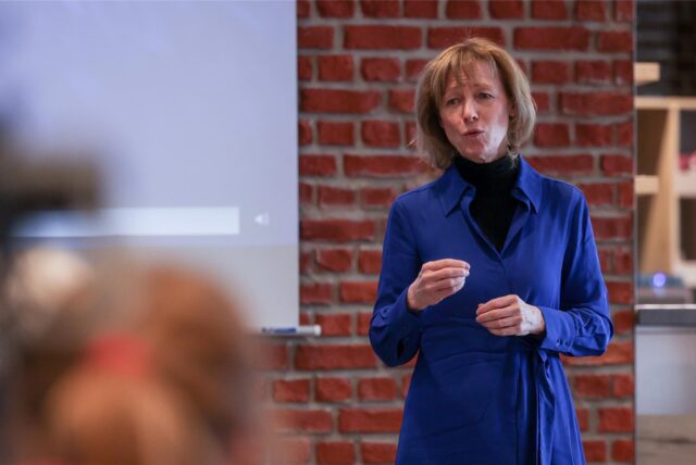 Oberbürgermeisterin Karin Welge hatte gehofft, dass die Veltins-Arena zum Kreis der EM-Stadien gehören würde.