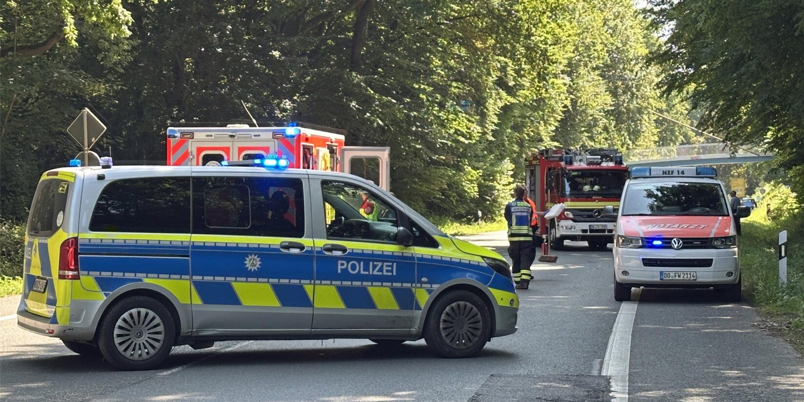 Zillestraße nach Unfall Stunden gesperrt