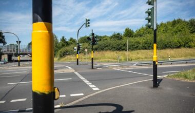 Ampeln in Dorstfeld von Unbekannten Schwarz-Gelb besprüht: BVB-Fanliebe oder Vandalismus?