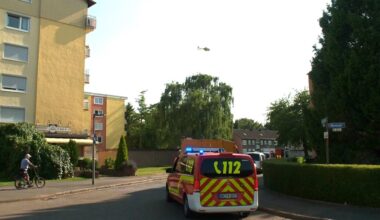 Einsatz an Hochhaus in Dortmund