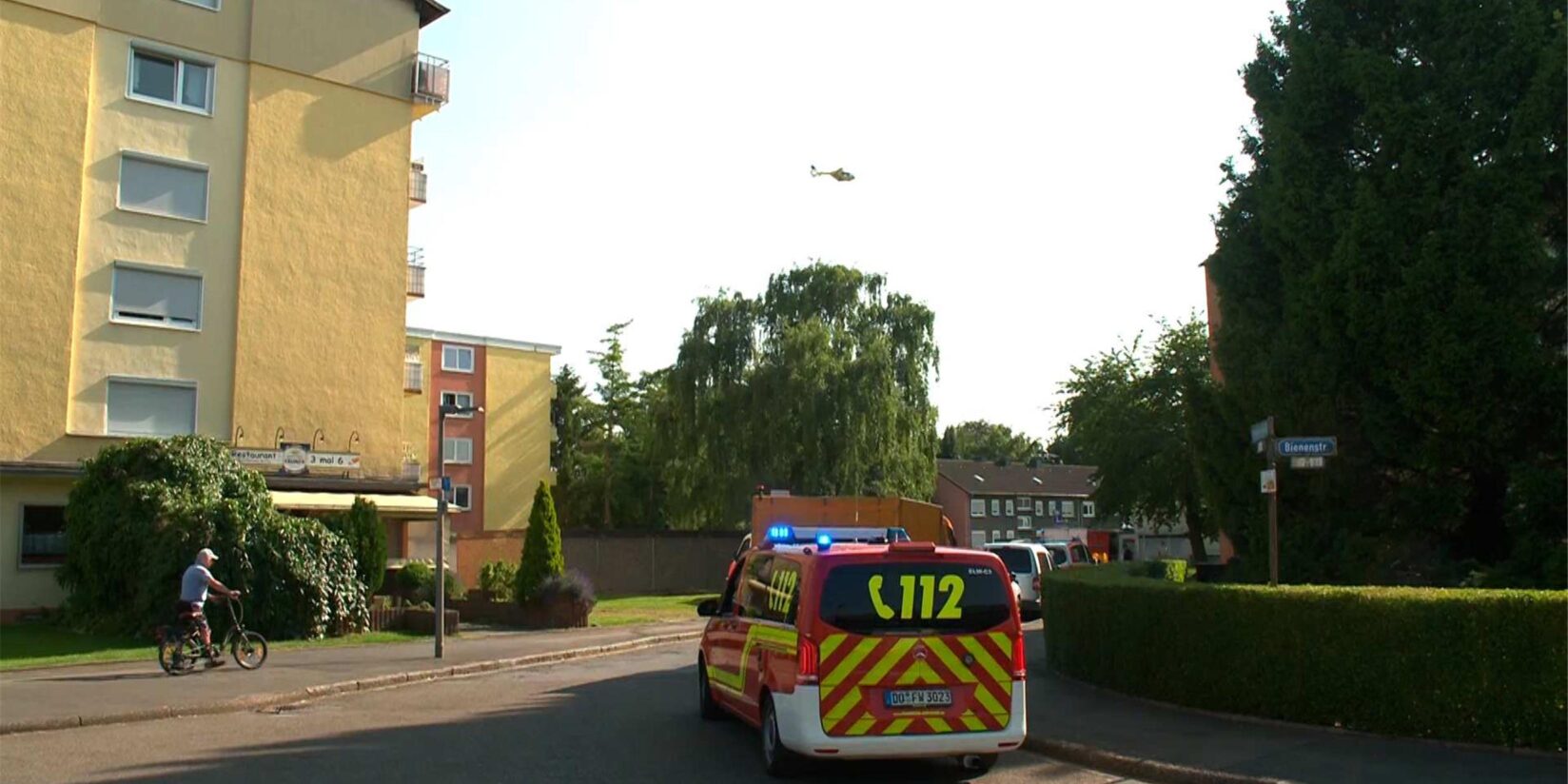 Einsatz an Hochhaus in Dortmund