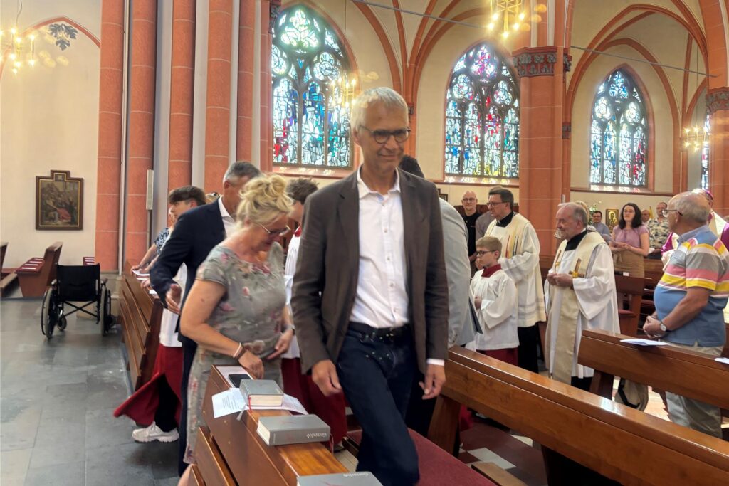 Neues Pfarrheim für den Kirchort St. Marien:  Festgottesdienst in der Marienkirche.