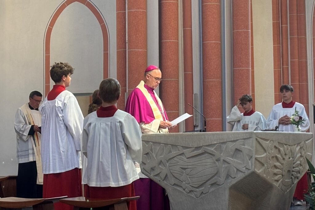 Neues Pfarrheim für den Kirchort St. Marien:  Festgottesdienst in der Marienkirche.