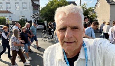Demonstration gegen Gewerbegebiet in Brechtener Niederung