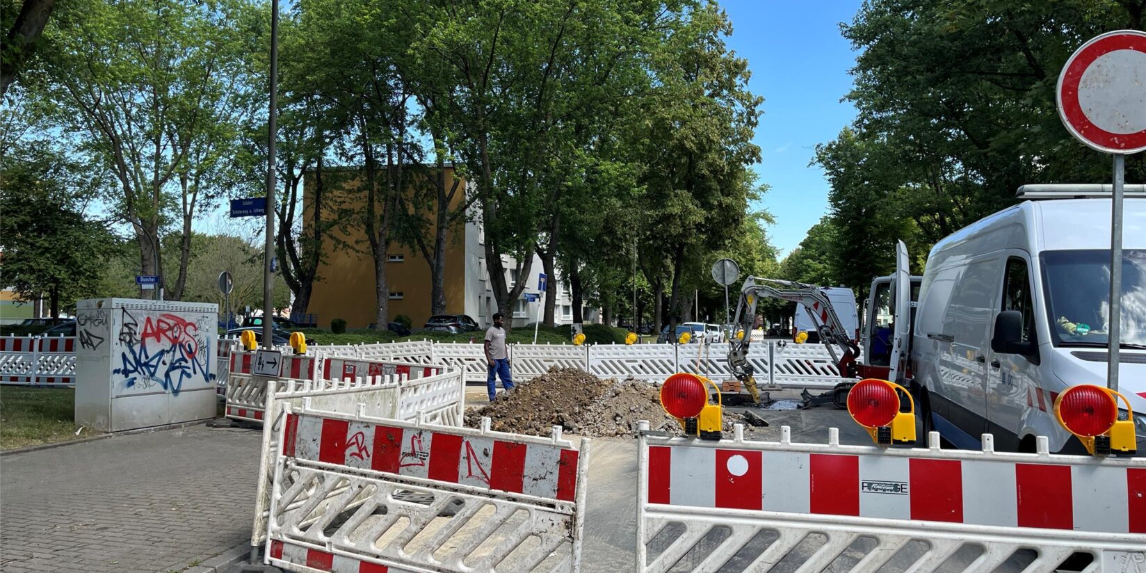 Großer Wasserrohrbruch stört Alltag in Dortmund