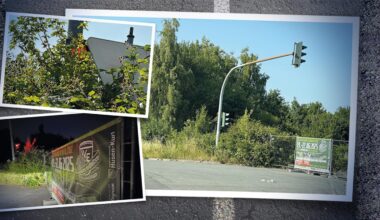 Diese Ampel an der Brackeler Straße zeigt ins Nichts