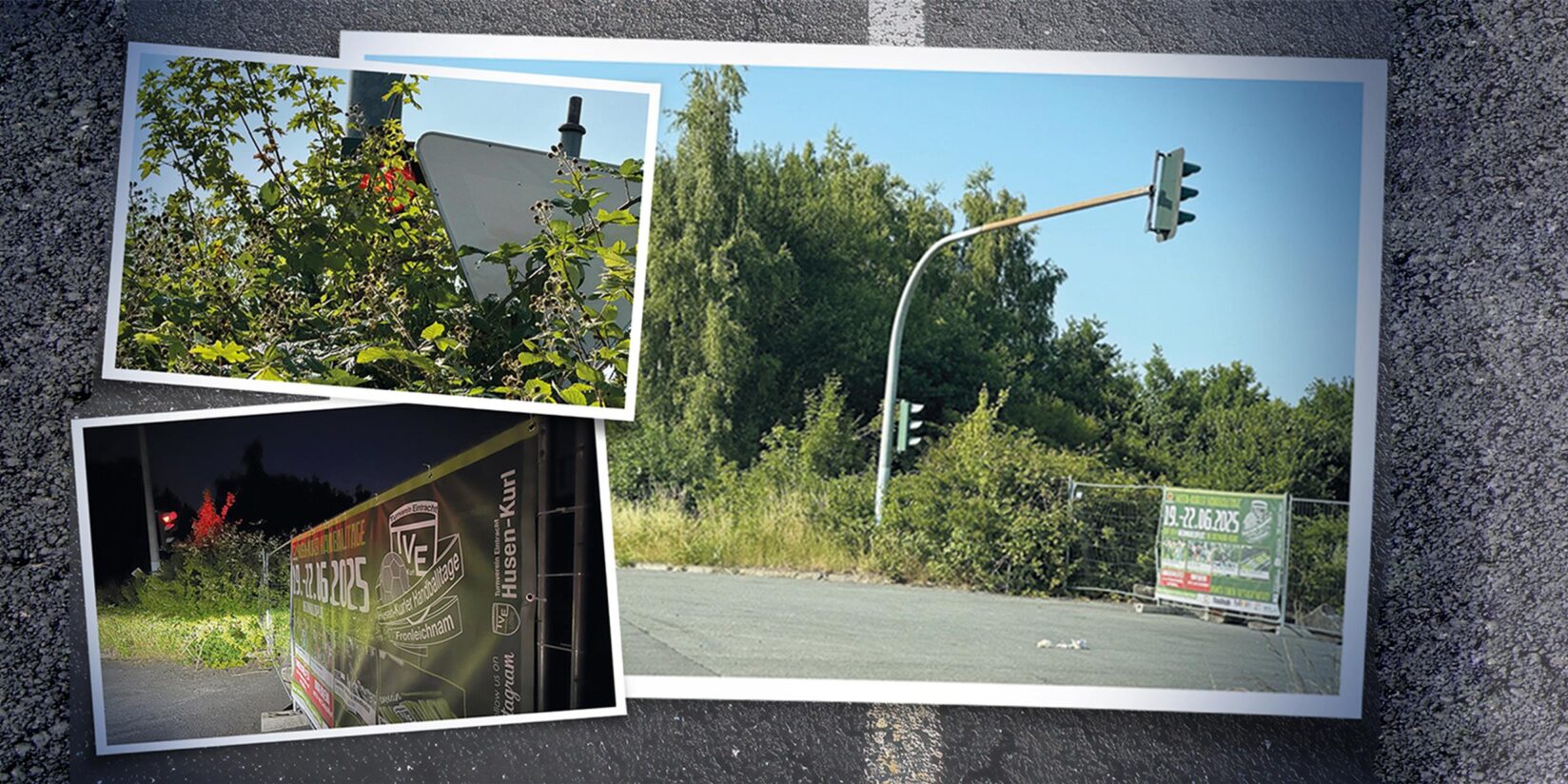 Diese Ampel an der Brackeler Straße zeigt ins Nichts