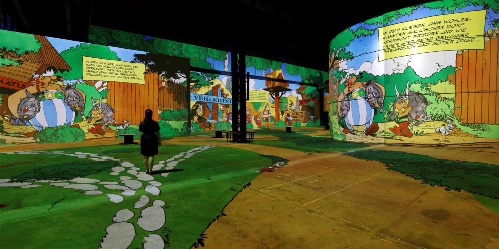 Asterix und Obelix in Dortmund Neue Show bei Phoenix des Lumiéres