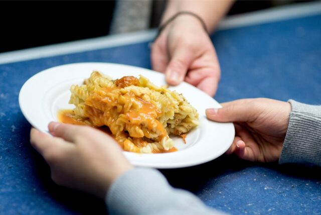 Ein Essen auf einem Teller